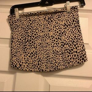Brandy Melville tube top cheetah print